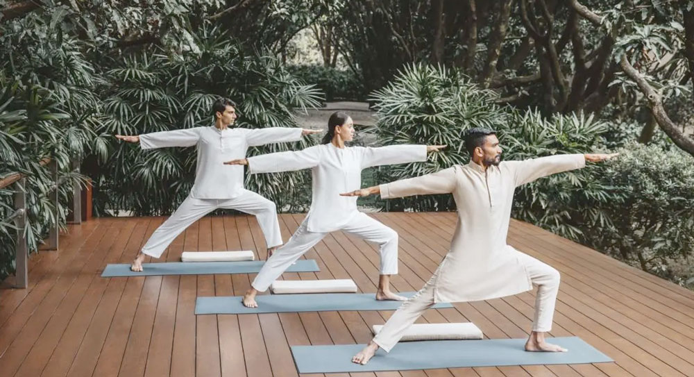 Yogashala yoga practice in Vana,India