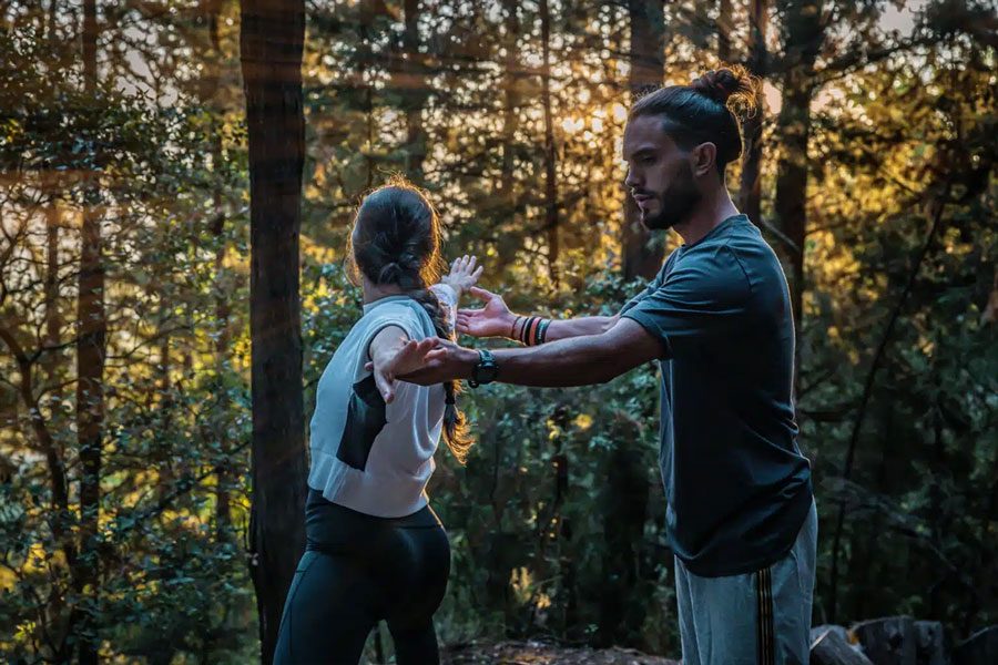 Fitness training session